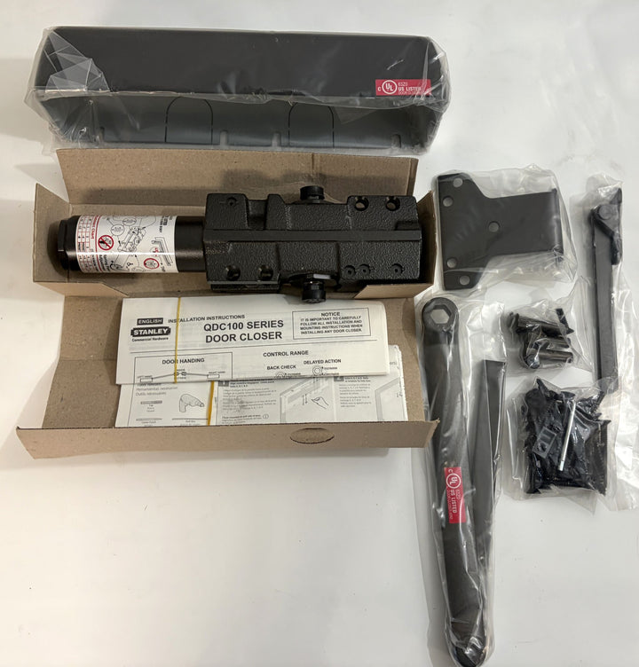 Stanley QDC111 R 690 Heavy Duty Commercial Door Closer Dark Bronze - New 73207699