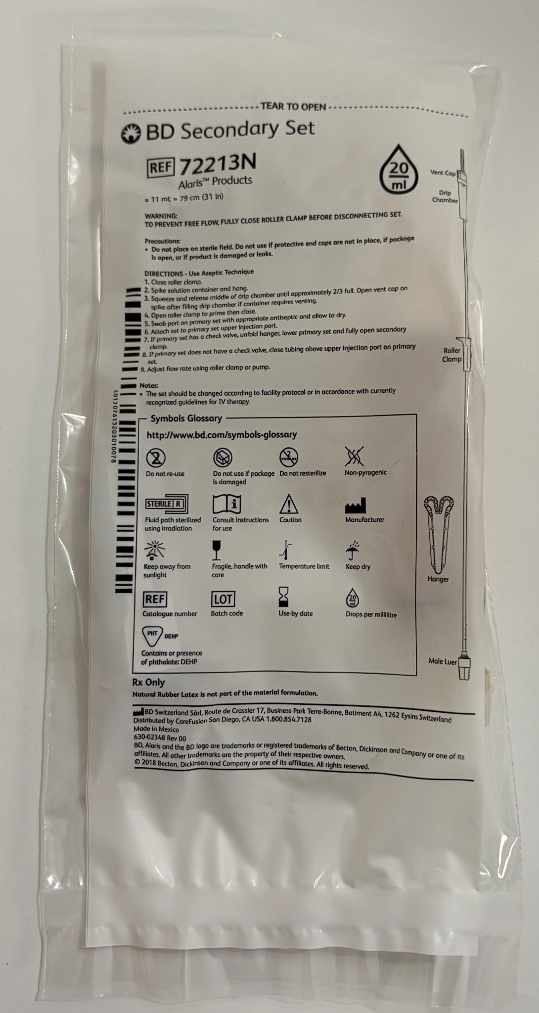 BD 72213N Secondary Set, 100/Box
