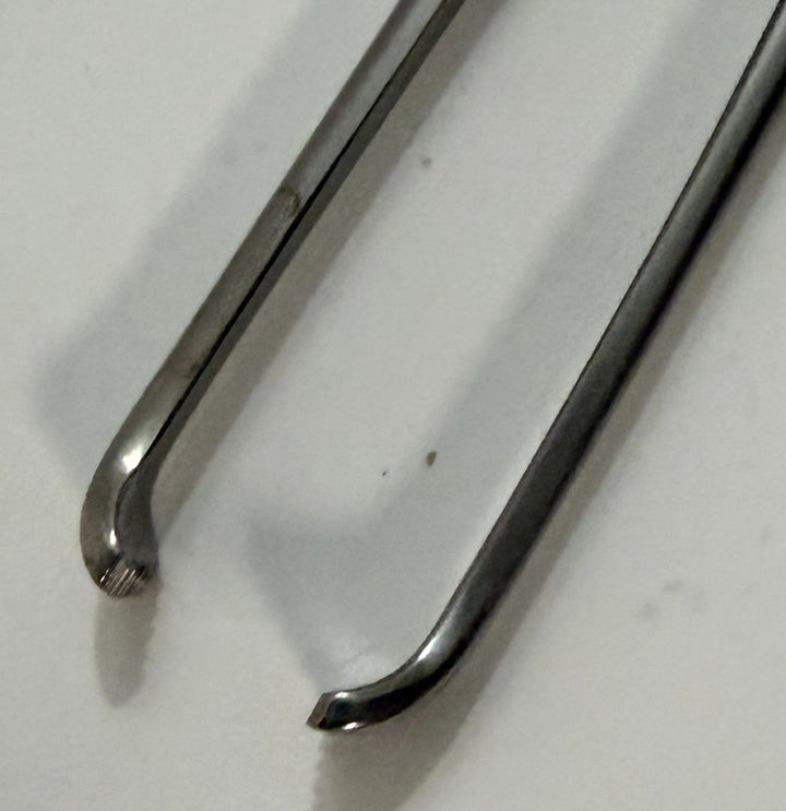 Aesculap EA018R Grasping Forceps 10" (Lot of 2)