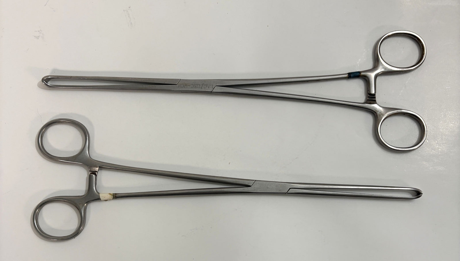Aesculap EA018R Grasping Forceps 10" (Lot of 2)