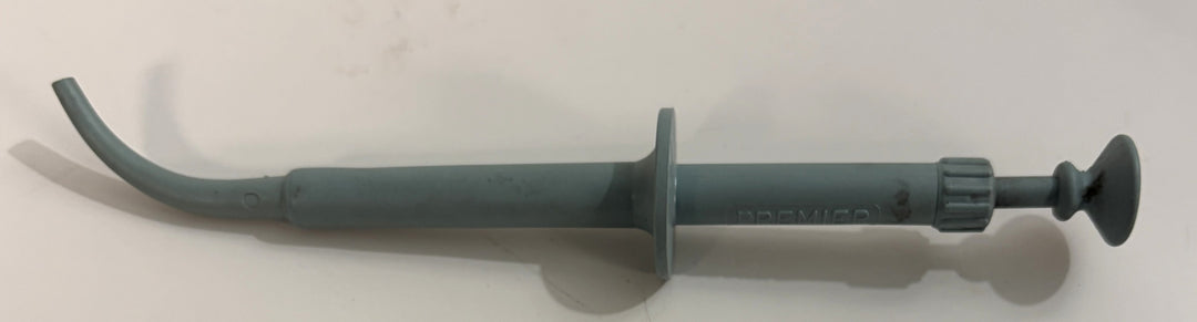 Curved Amalgam Carrier Dental Instrument