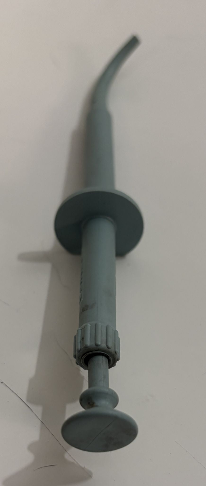 Curved Amalgam Carrier Dental Instrument