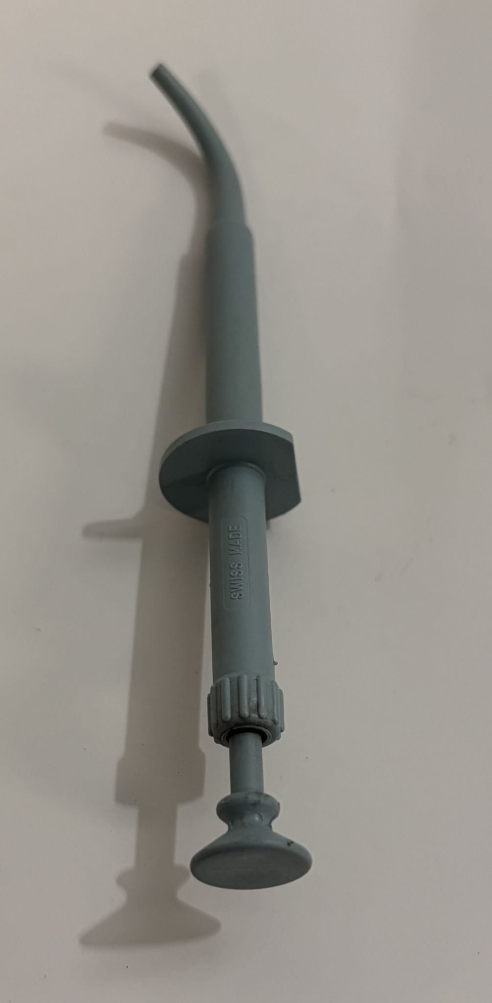 Curved Amalgam Carrier Dental Instrument