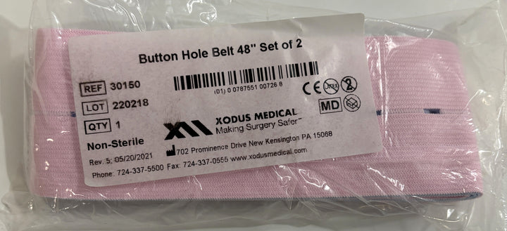 Xodus 30150 Vit-L Button Hole Belt 48" – Case of 100