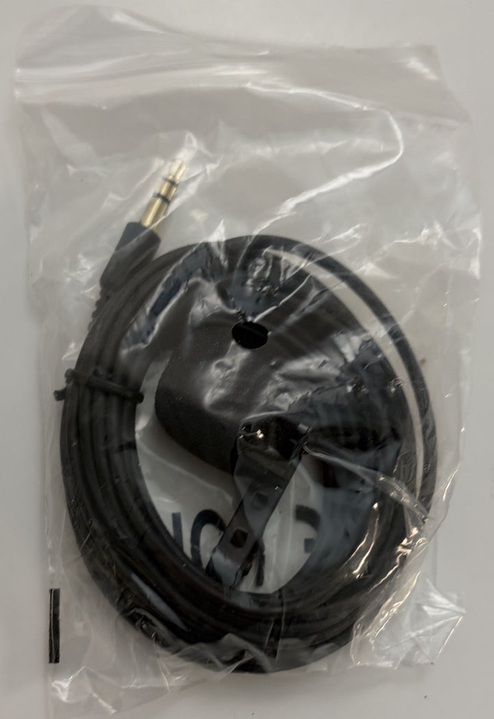 Rimoody automotive stereo external microphone cable with 3.5 mm plug, coiled in clear packaging for Toyota Highlander installation