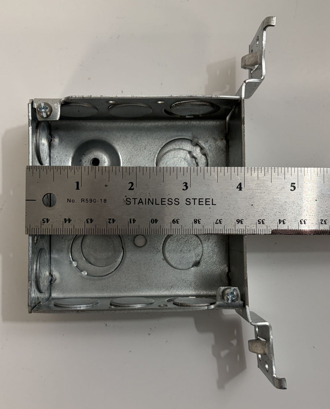 Eaton Crouse-Hinds TP423 4" Square Box, 1-1/2" Deep (25/Box)