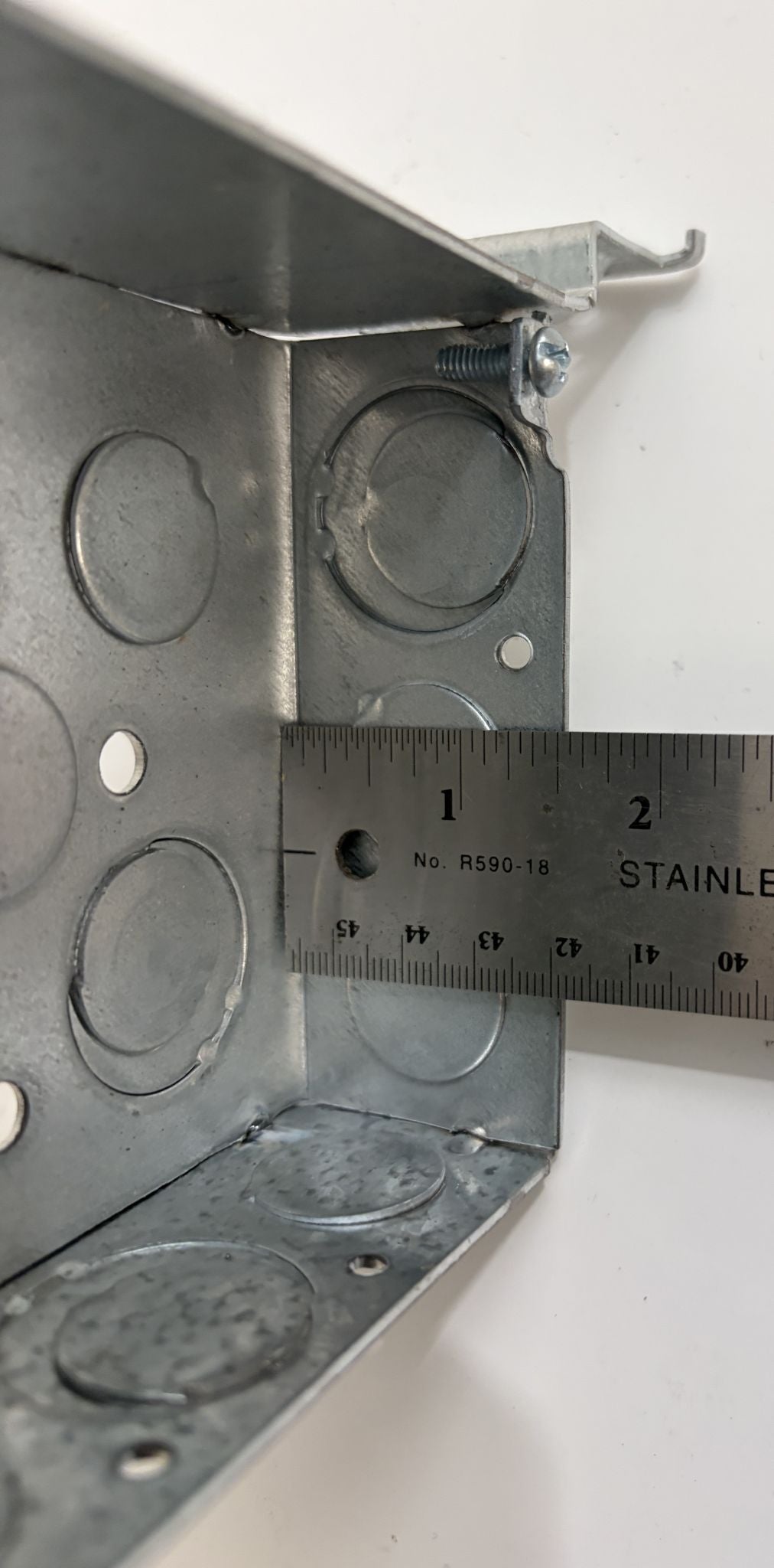 Eaton Crouse-Hinds TP423 4" Square Box, 1-1/2" Deep (25/Box)