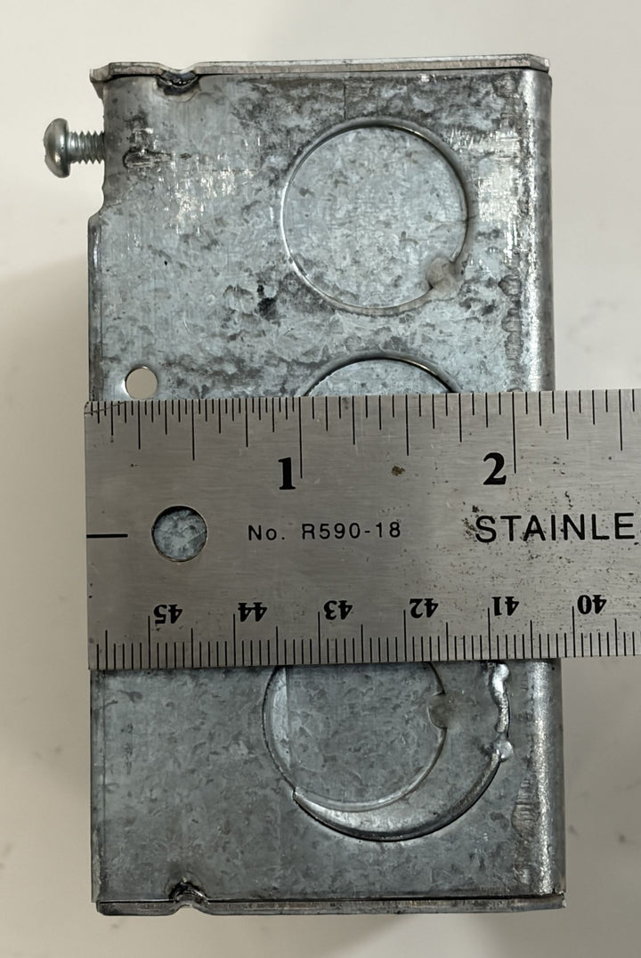 Eaton Crouse-Hinds TP403 4" Square Electrical Box (25/Box)