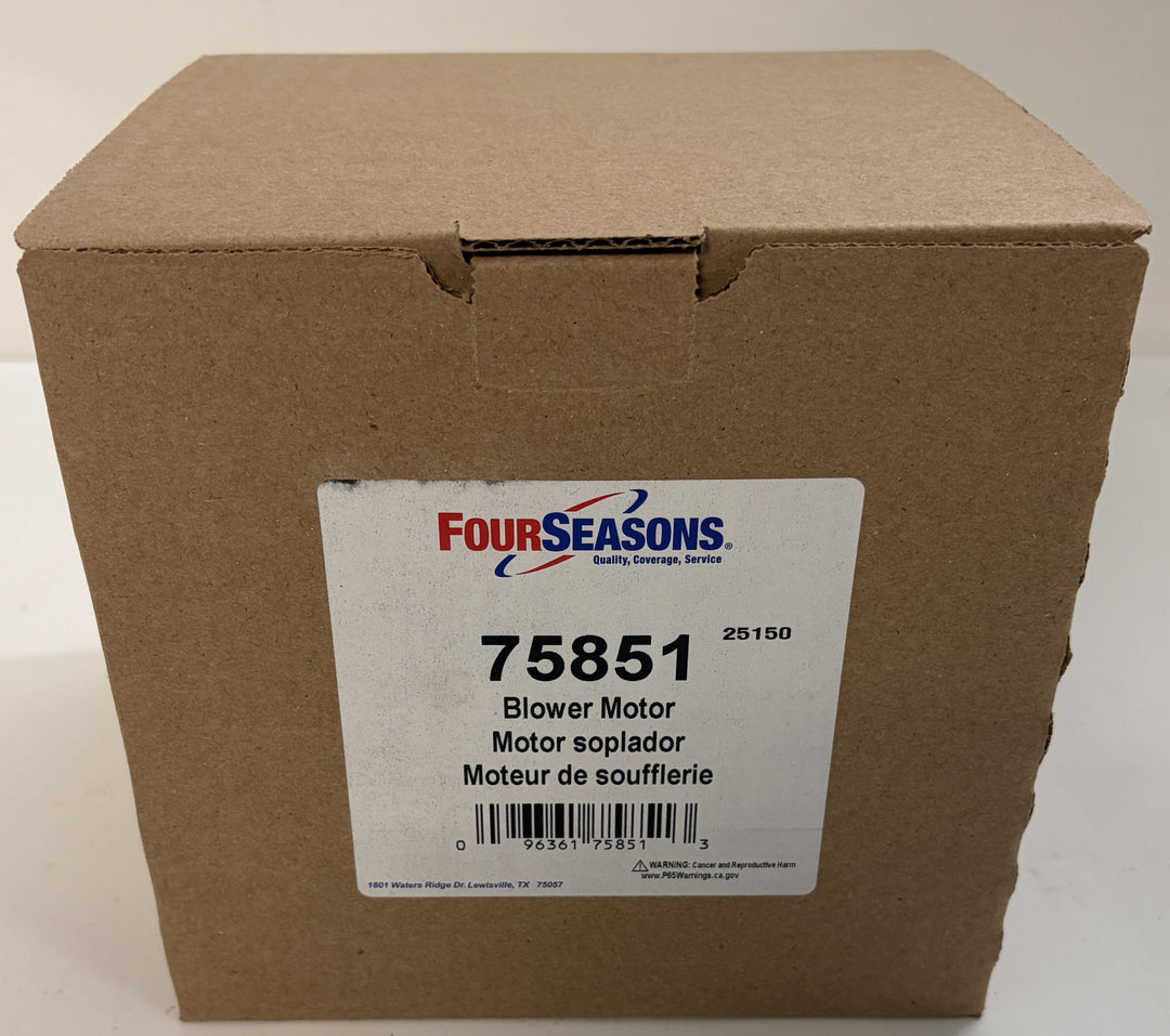 Four Seasons 75851 Blower Motor 12V HVAC Replacement