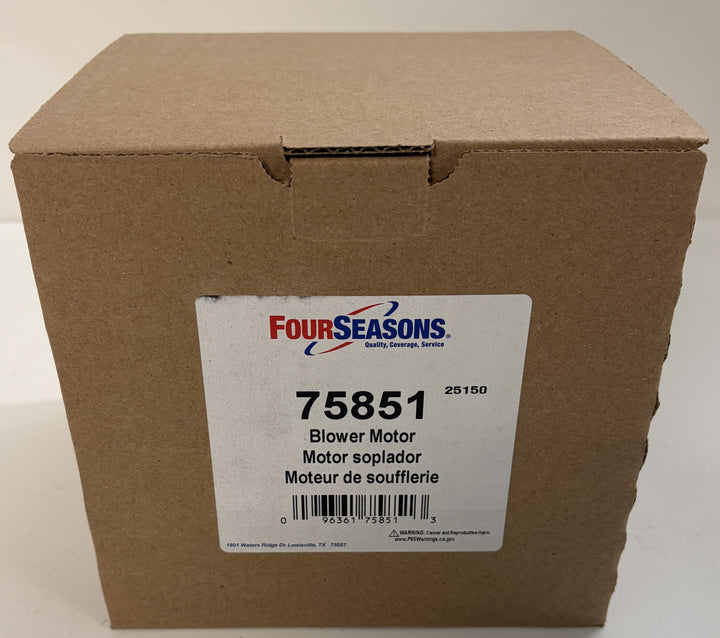 Four Seasons 75851 Blower Motor 12V HVAC Replacement