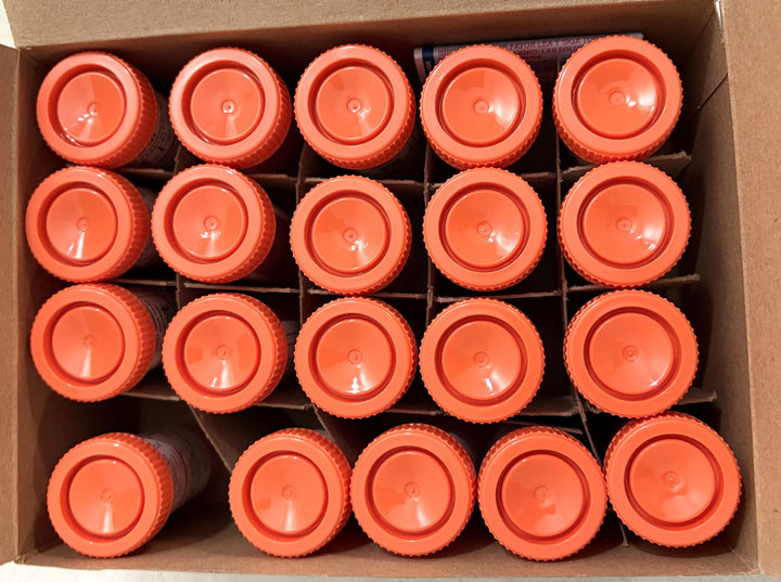Para-Pak C&S Stool Specimen Containers 900612 - Box of 20 Vials, 15mL Each, Exp: 09-07-2026.