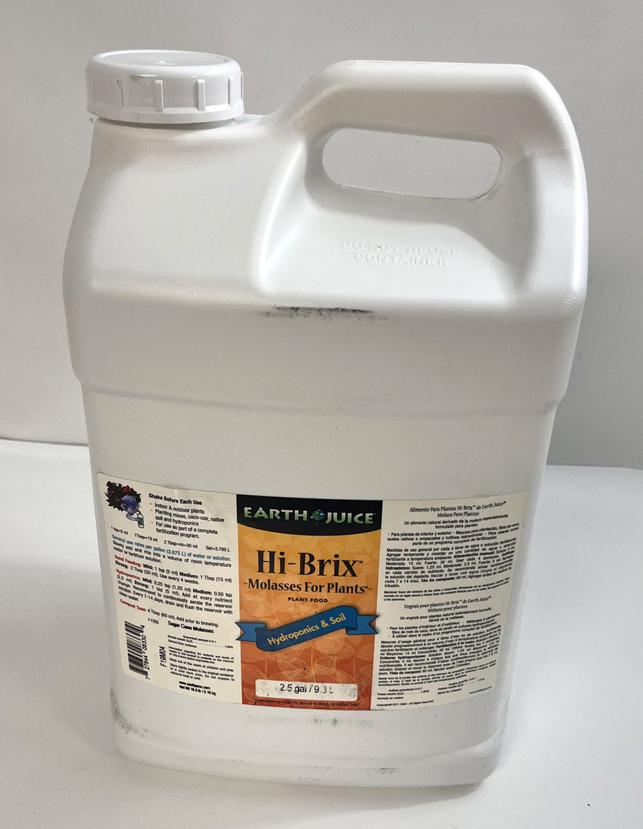 Earth Juice Hi-Brix Molasses For Plants, 2.5 Gallon