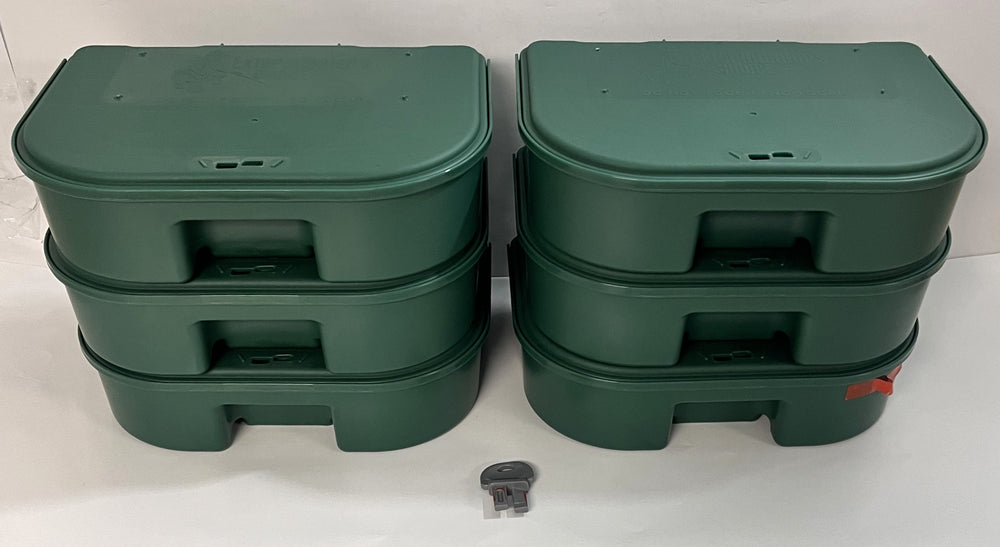 RBS Rodent Pro Rat Mouse Bait Station with Key (6-Station)