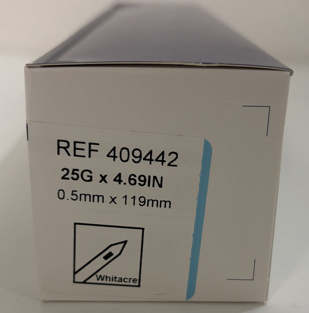 BD 409442 Whitacre Spinal Needle 25G x 4.69" Sterile (10-Pack) – Exp 02/29/2028 – Free Shipping