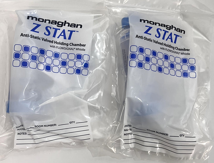 Monaghan 79710Z Z Stat Anti-Static Valved Holding Chamber w/ Mouthpiece (2-Pack)