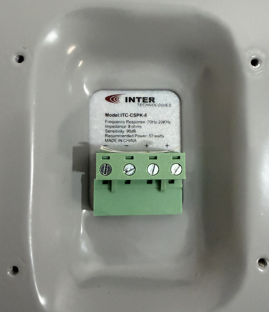 CLEARANCE – Inter Technologies 6.5" High Fidelity In-Ceiling Speakers (2-Pack) – Flush Mount Audio