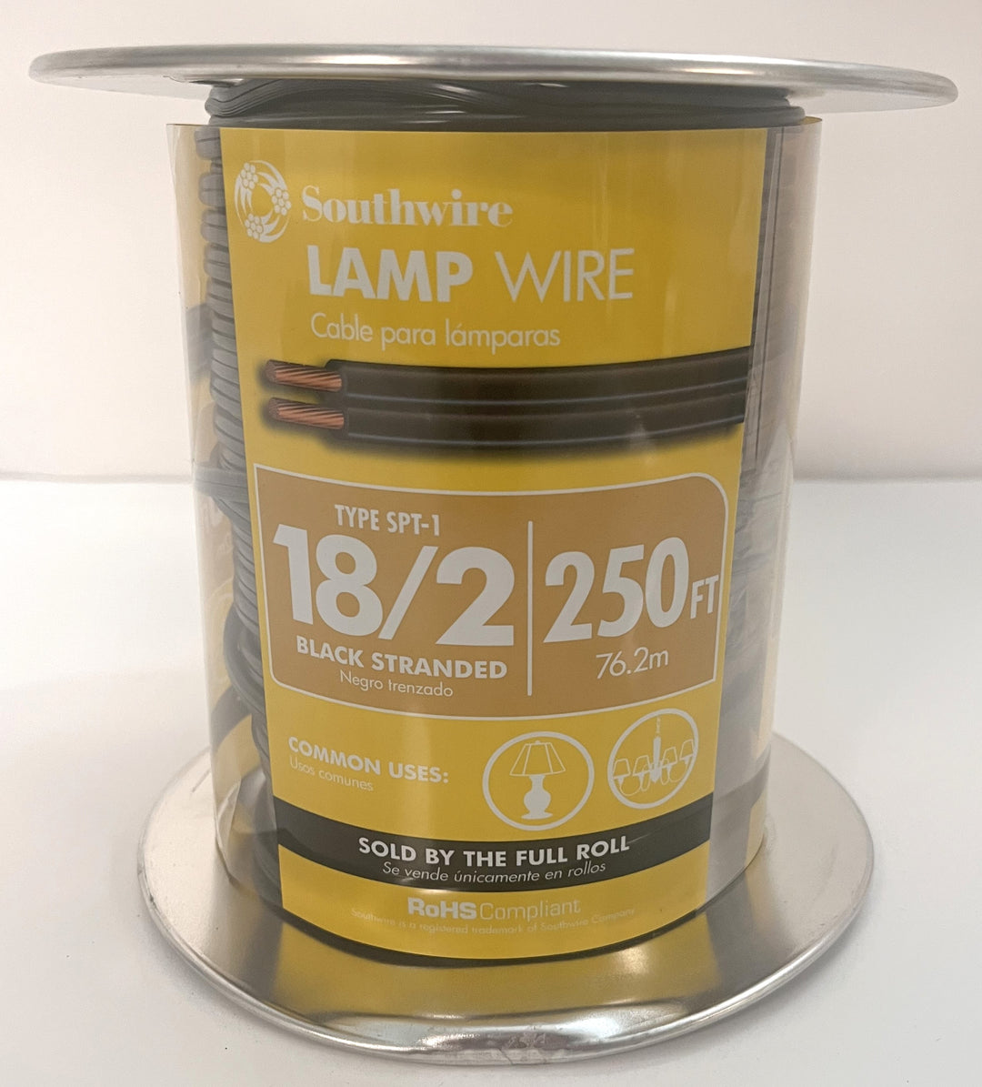 Southwire Lamp Wire 18/2, 250 ft.