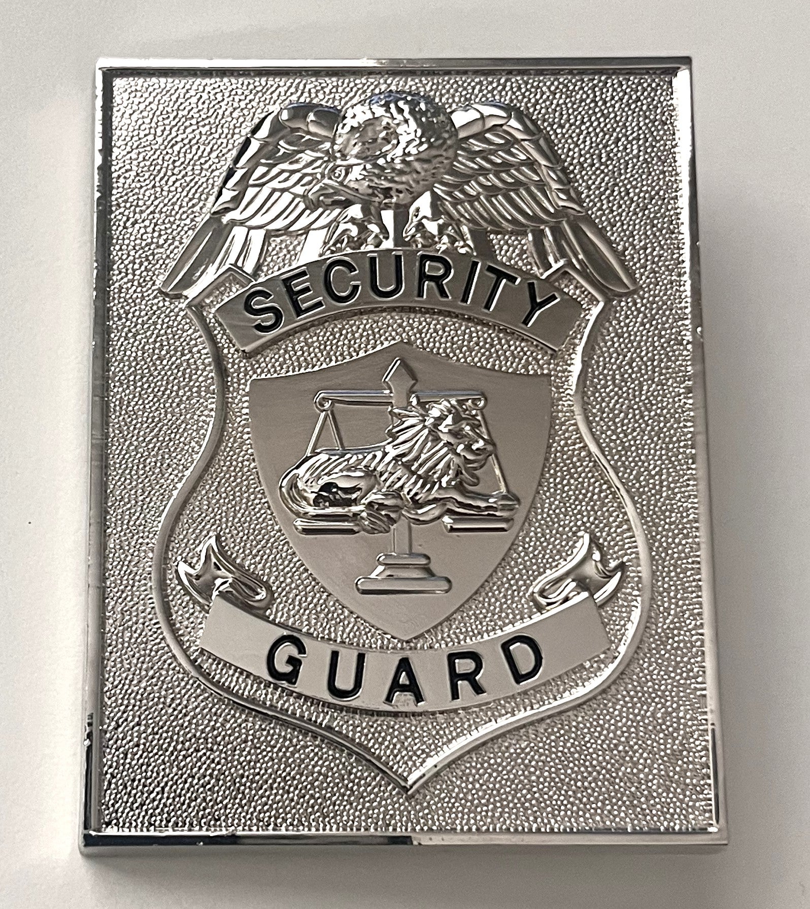 Rectangular Security Guard Silver Badge – PHENTERSALES