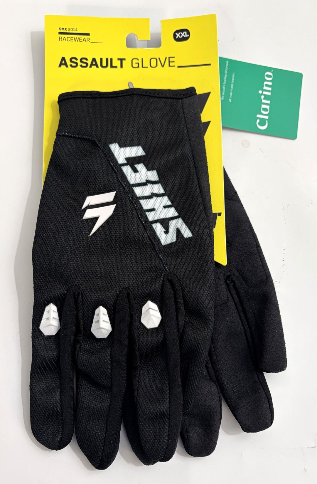 Shift Assault Race Gloves Black XXL Lightweight MX MTB Riding Gloves New