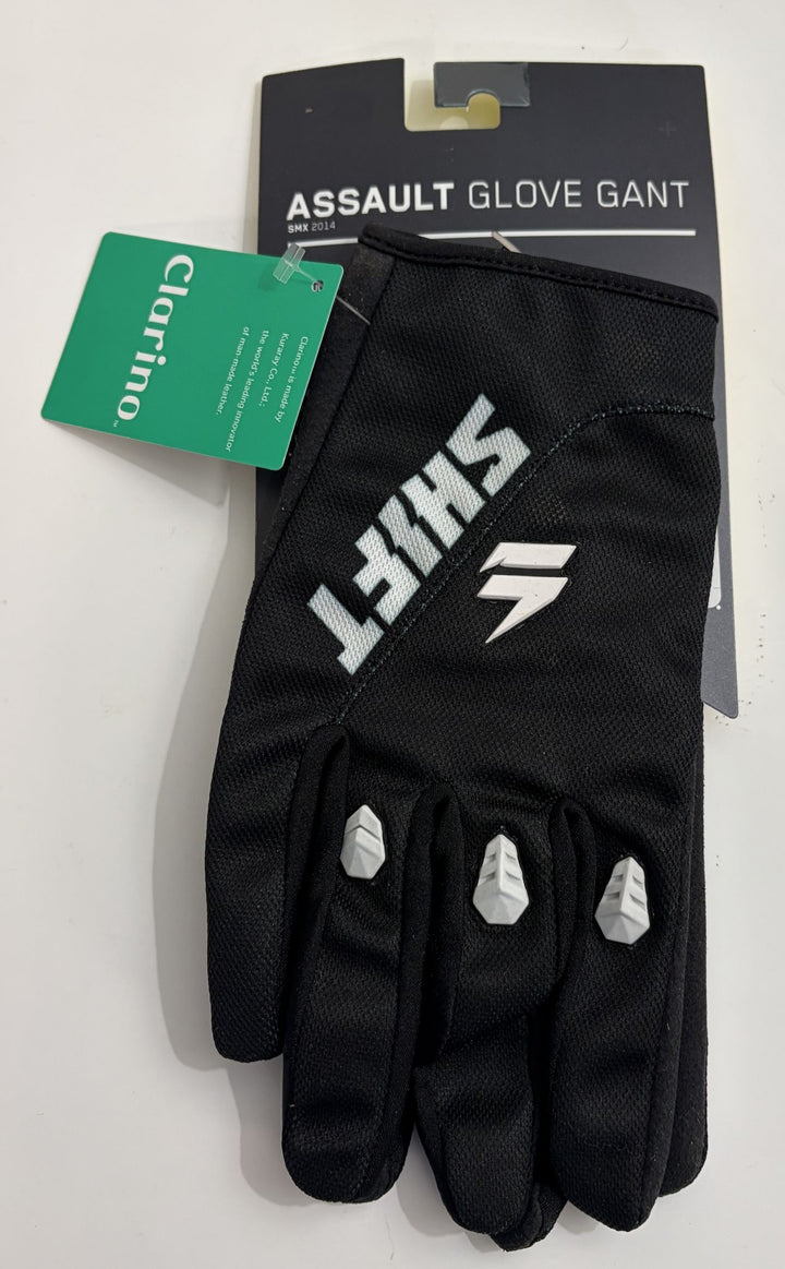 Shift Assault Race Gloves Black XXL Lightweight MX MTB Riding Gloves New