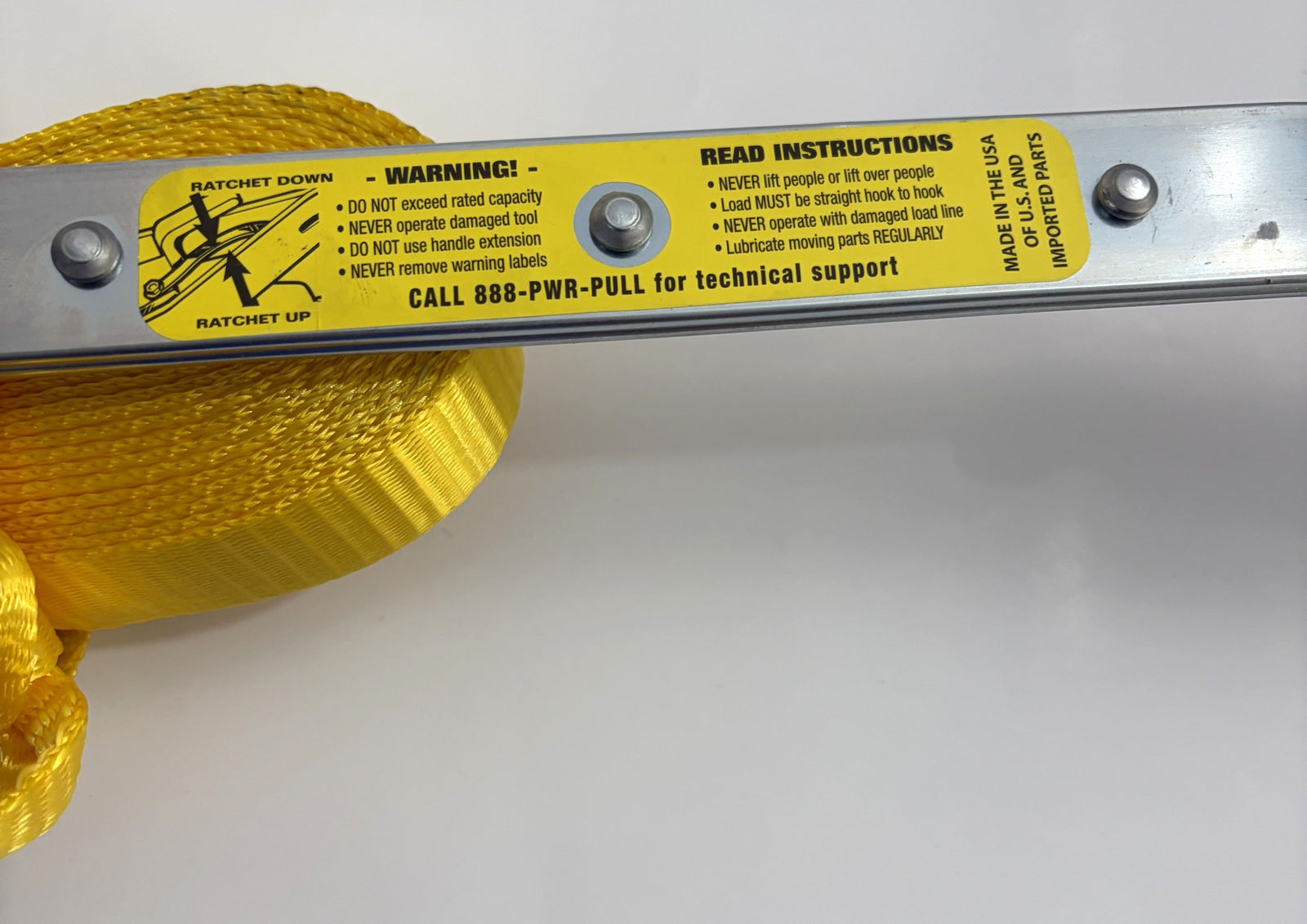 Maasdam Pow'R-Pull WS-25 1 Ton Cable Puller 25 Ft Reach Heavy Duty