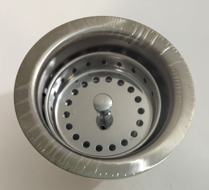 Maintenance Warehouse Sink Strainer Chrome 3.5–4" Drain w/ Putty Ring