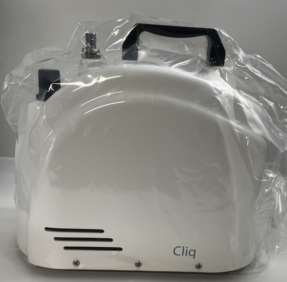 Cliq CX-500 Medical Compressor, 50 PSI, reliable and compact, is intended to administer humidified air or medication into the airways to treat respiratory disorders.