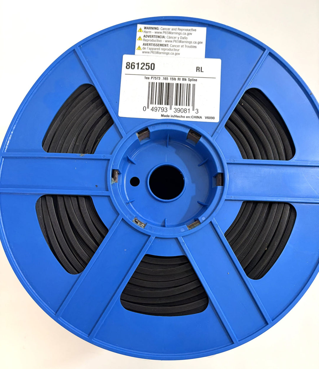 Prime-Line P7573 Black Screen Spline .165" x 1500ft Roll - 861250