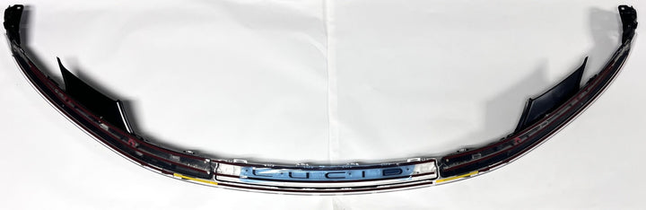 Front view of Lucid P11-L130K1-08 Nose Lamp SAE with Platinum and Polish Foil finish, OEM 2022–2025.
