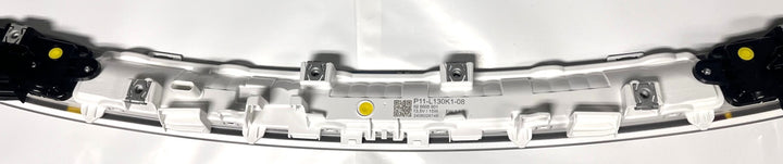 Front view of Lucid P11-L130K1-08 Nose Lamp SAE with Platinum and Polish Foil finish, OEM 2022–2025.
