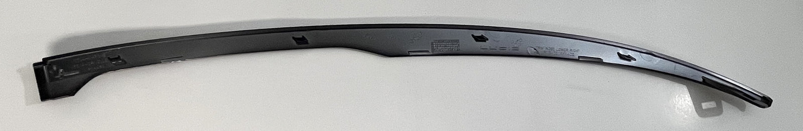 Lucid Air Front Lower Right Nose Trim in Satin Stealth finish, OEM 2023-2024, part P1R-E216XX-00