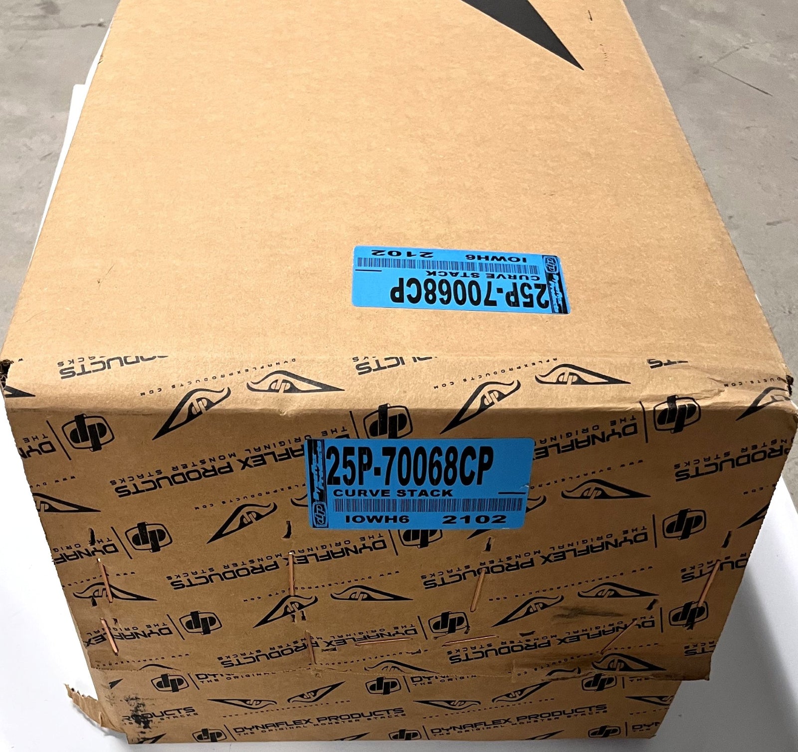 Dynaflex 25P-70068CP 7" Chrome Curve Exhaust Stack, 68" Long