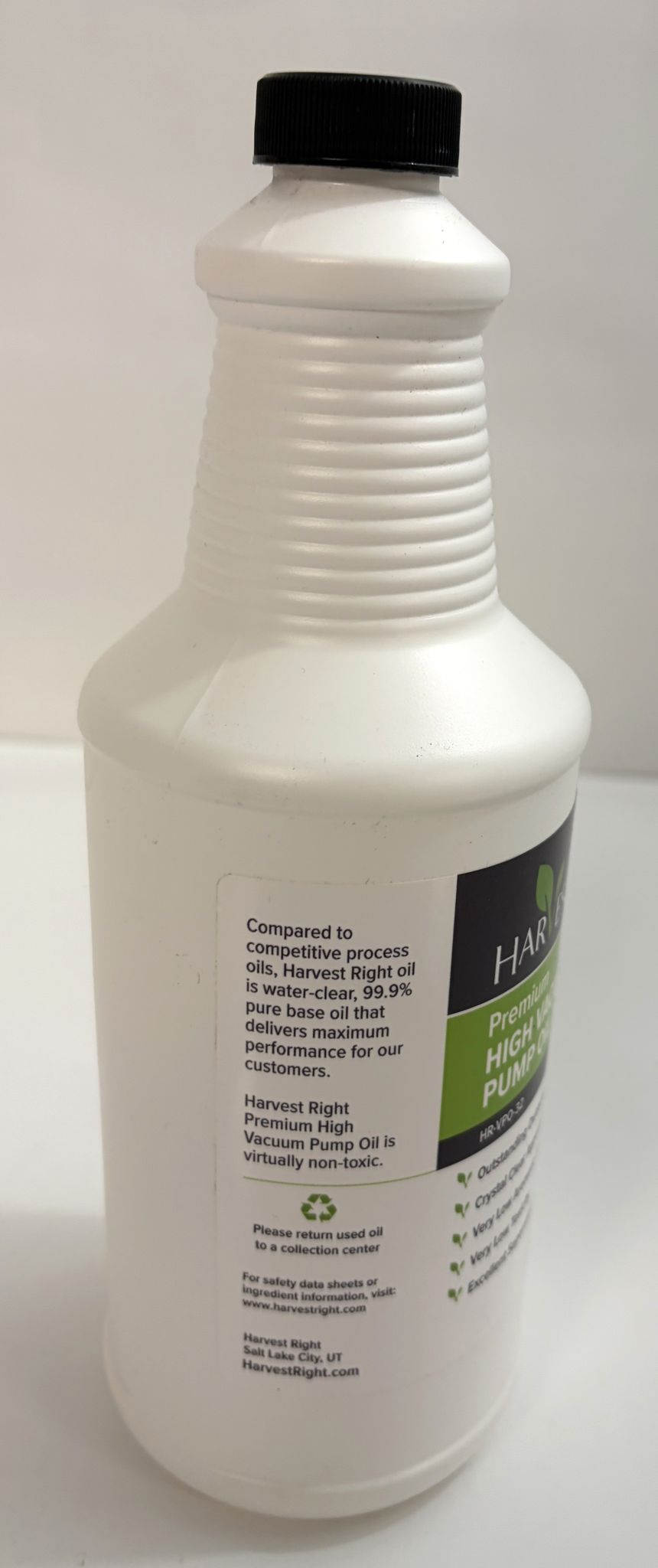 Harvest Right Premium High Vacuum Pump Oil HR-VPO-32 1 Quart