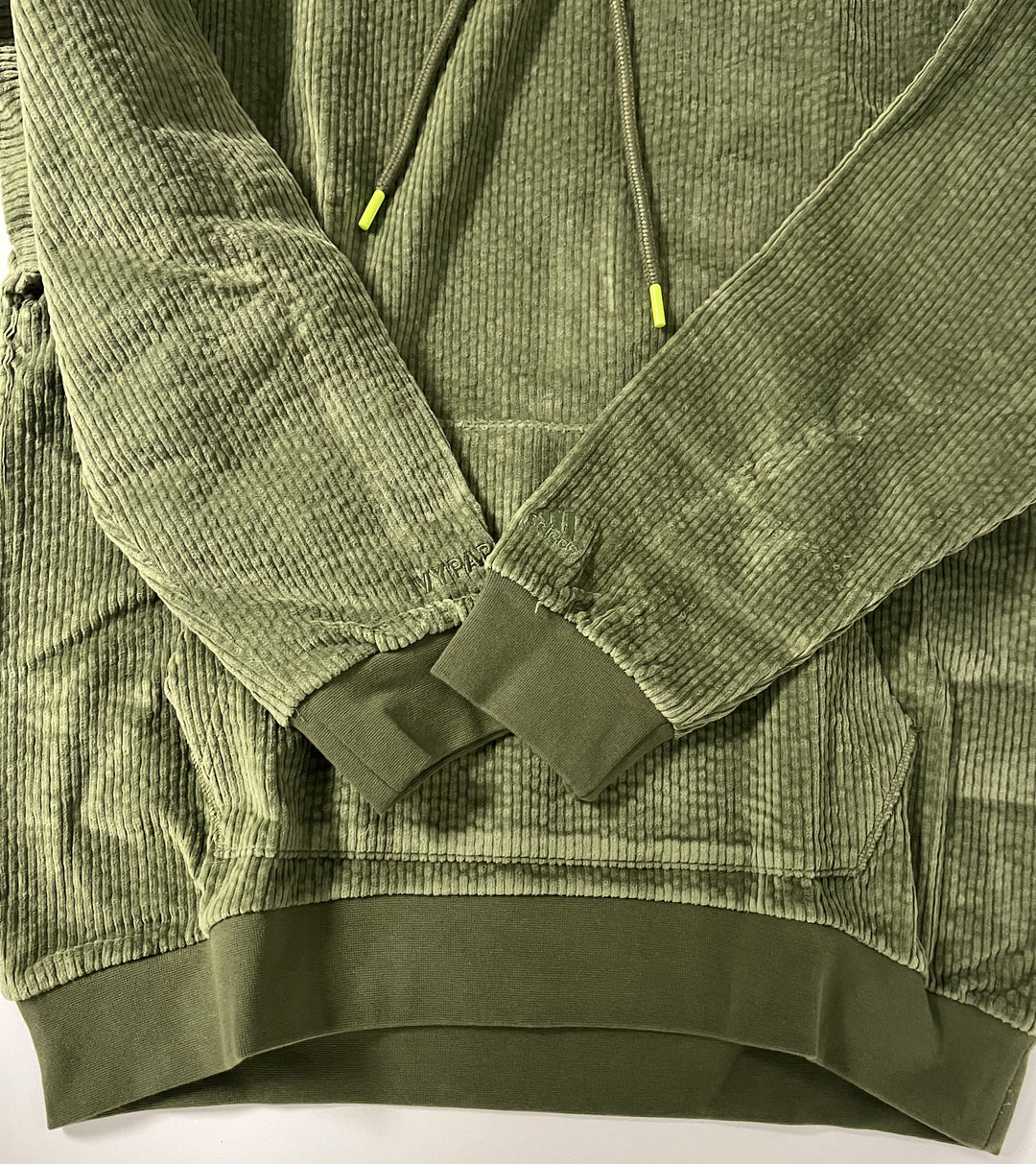 adidas Unisex X IVY PARK IVP Hoodie Green Corduroy Jacket Size XS