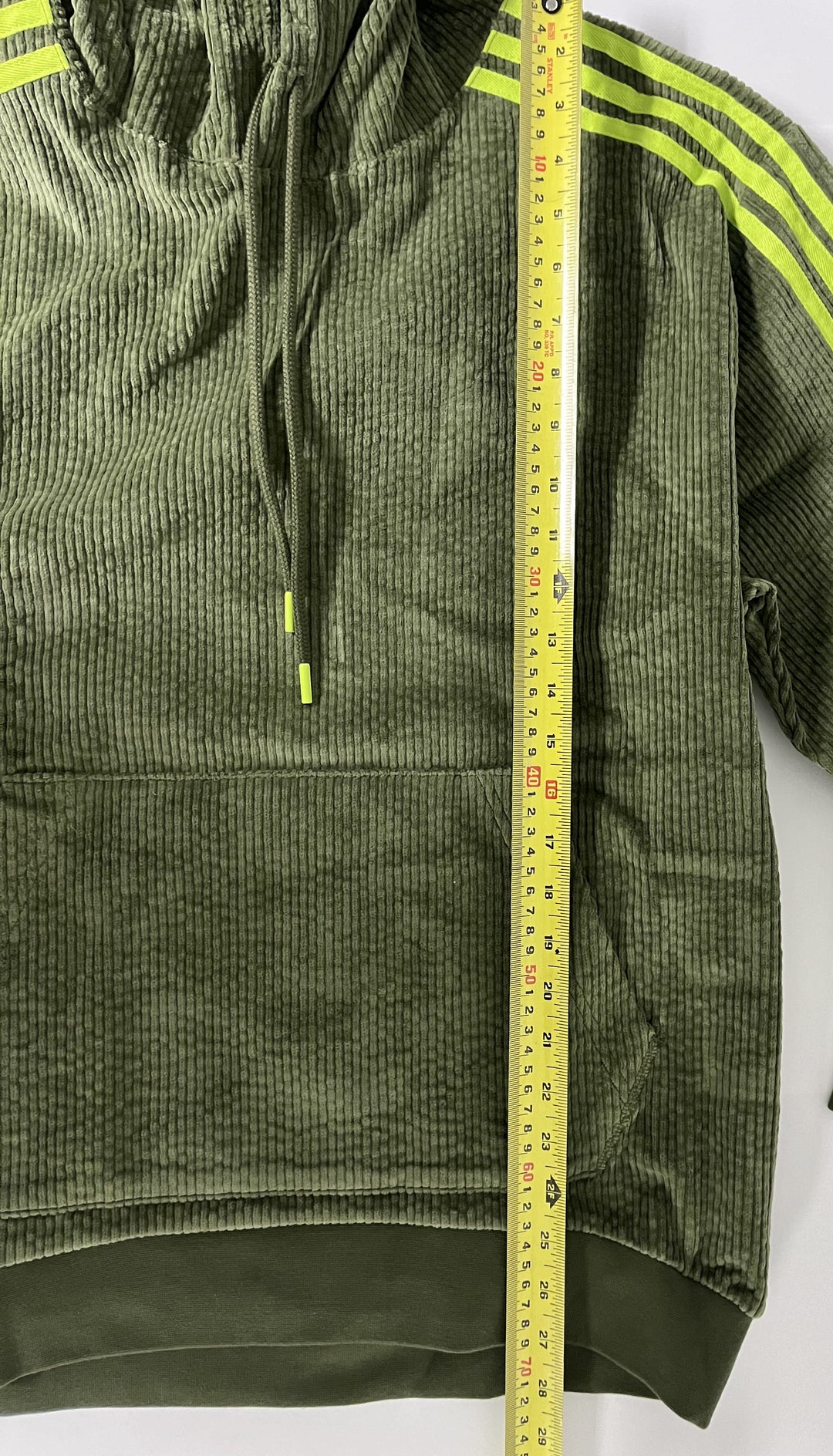 adidas Unisex X IVY PARK IVP Hoodie Green Corduroy Jacket Size XS