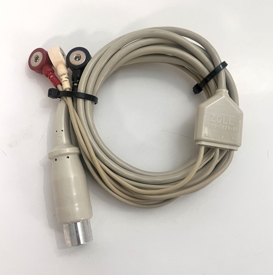 Zoll 9500-0229-02 ECG 3 Lead Patient Cable