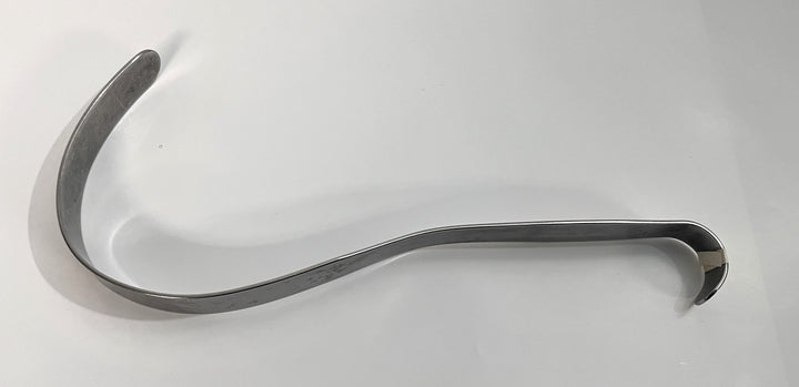 Stainless steel retractor by House of Instruments, designed for precise surgical retraction. Durable, easy to clean, and ergonomic for comfort.