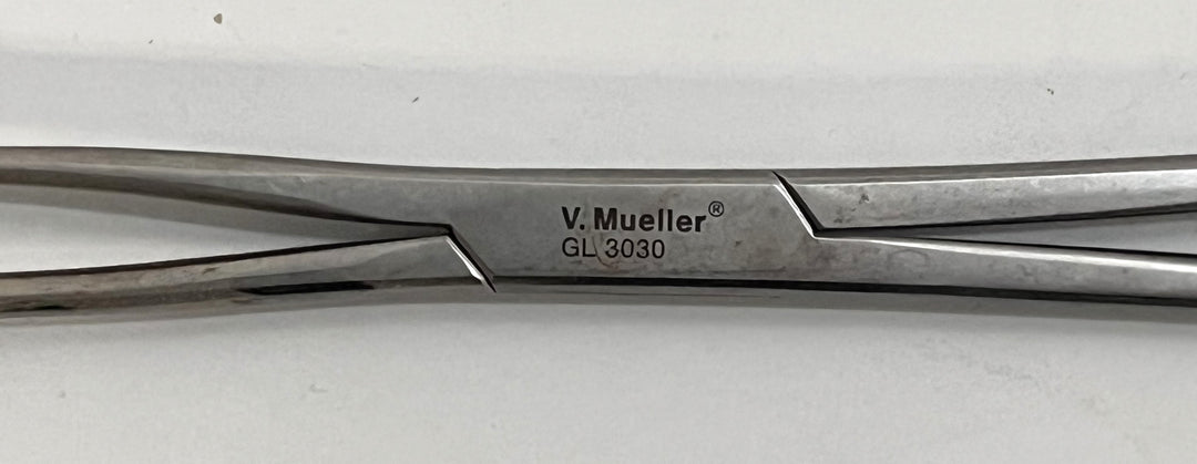 V. Mueller GL 3030 Hulka-Kenwick uterine elevating forceps with tenaculum tips for secure grip during gynecological procedures.