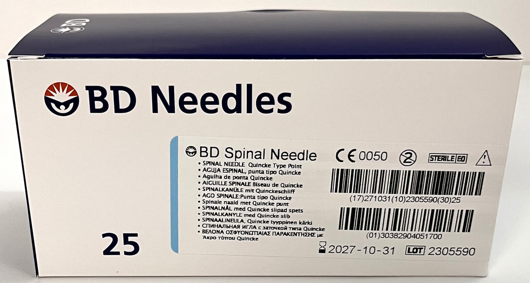 405170 Spinal Needle 25G x 3.0" (25/Box)