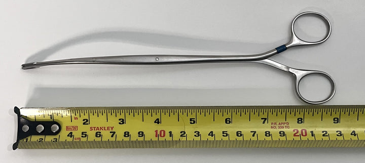 Aesculap EF051R Randall Kidney Stone Forceps, precision surgical tool with curved jaws for effective grasping and removal of kidney stones