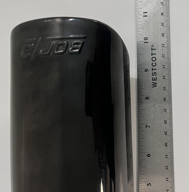 Borla 20160 Universal Exhaust Tip 2.5" inlet, 10.5" length, 3.5" x 3.28" Single Square Angle-Cut Outlet and polished finish