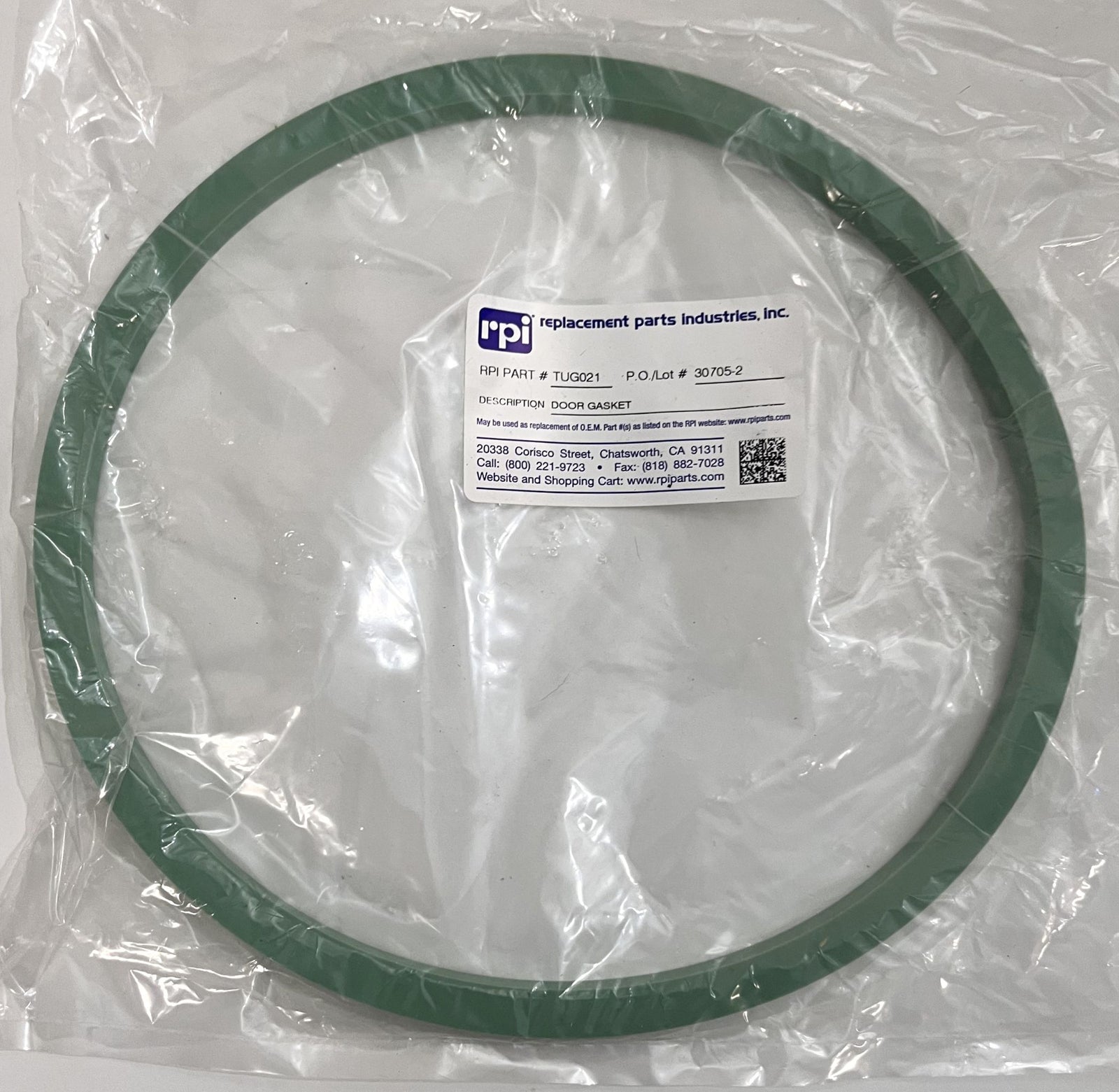 RPI Tuttnauer Door Gasket TUG021