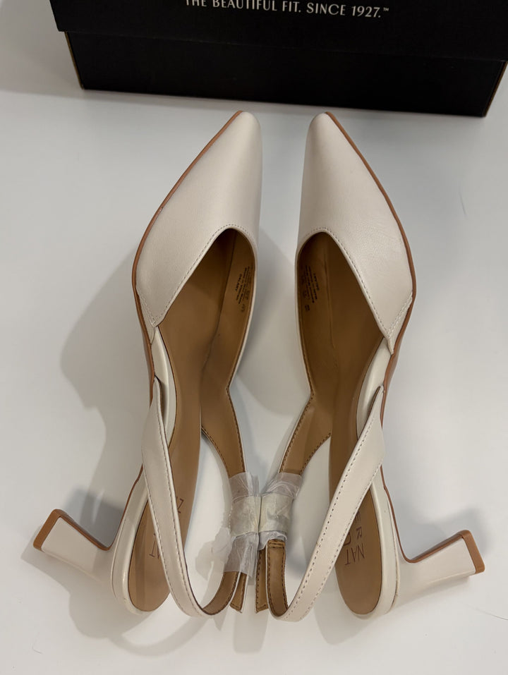 Naturalizer Dalary Satin Pearl Lea Dress Shoe Size 8 Medium Women&