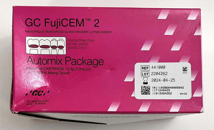 GC 441000 FujiCEM 2 Paste Pak - Automix Package - Light Yellow