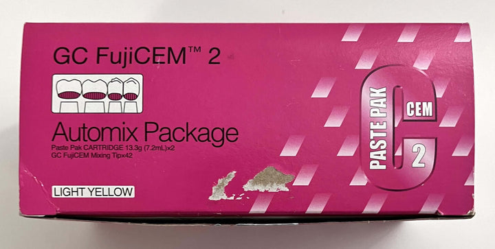 GC 441000 FujiCEM 2 Paste Pak - Automix Package - Light Yellow