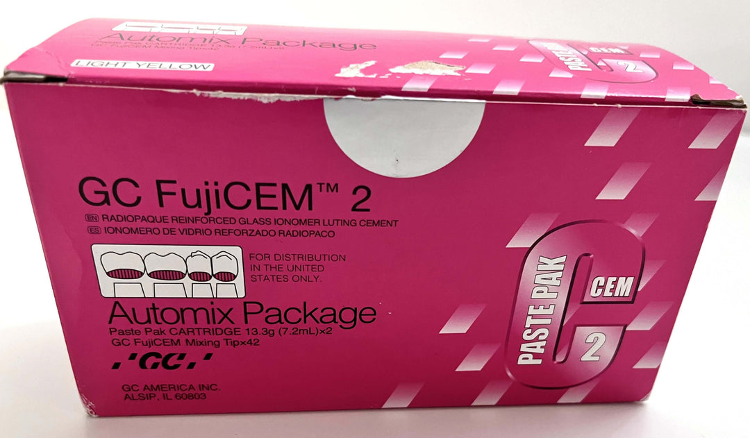 GC 441000 FujiCEM 2 Paste Pak - Automix Package - Light Yellow