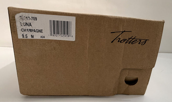 Brown cardboard box with &