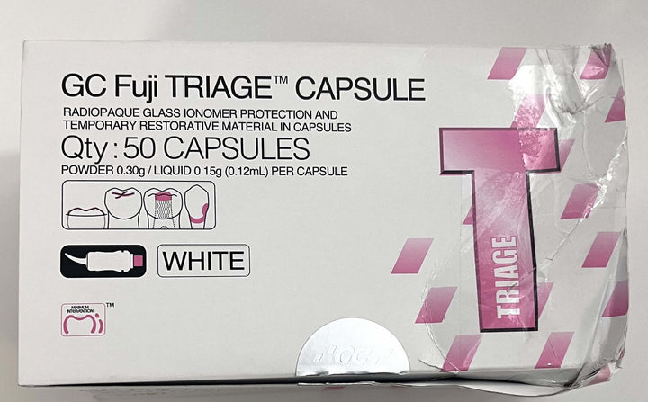 GC 002269 Fuji Triage Capsule, White (50-Pack)