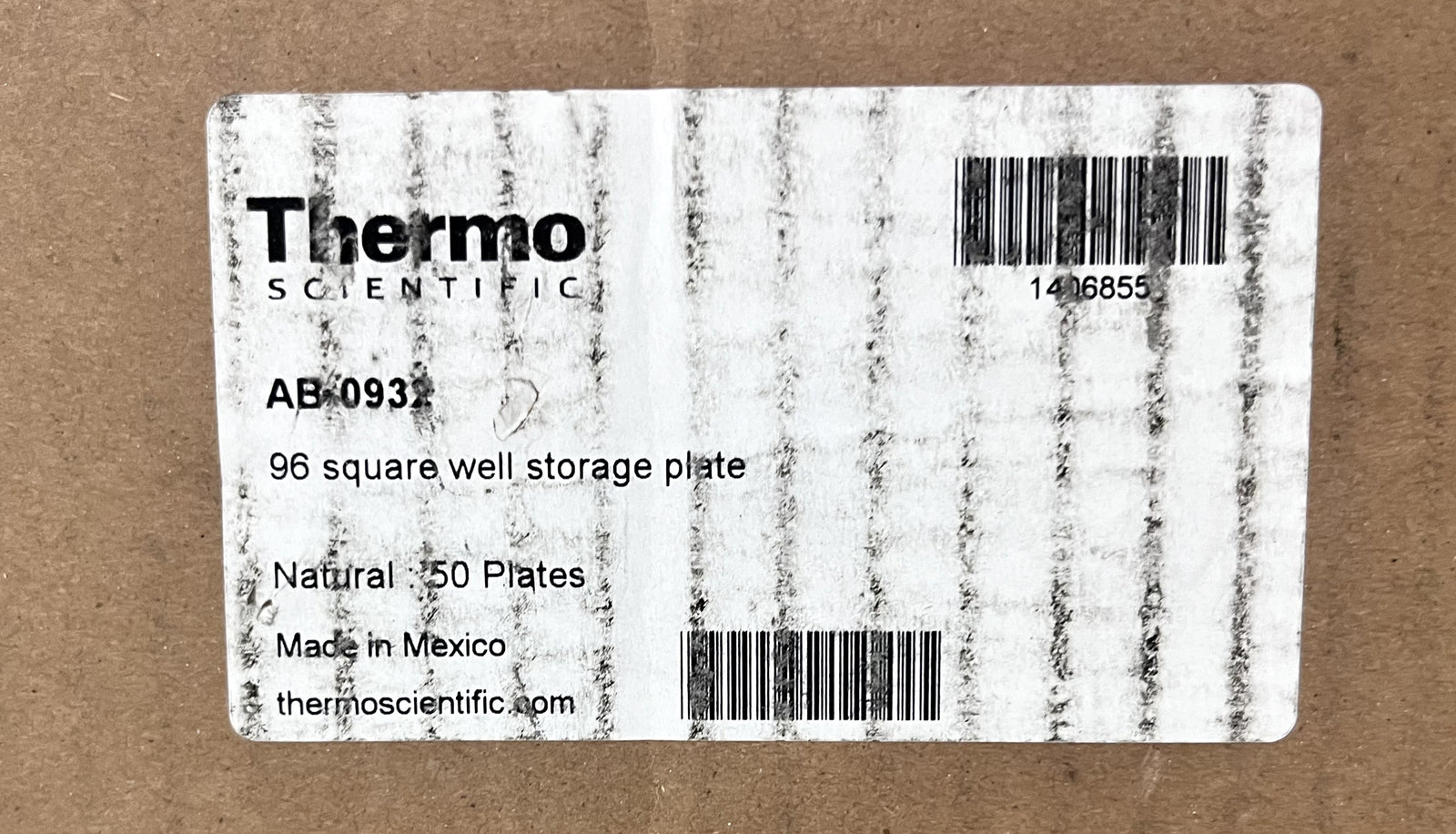 Thermo Scientific Abgene 96 Well 2.2mL Storage Plates AB-0932 (Case of 50)