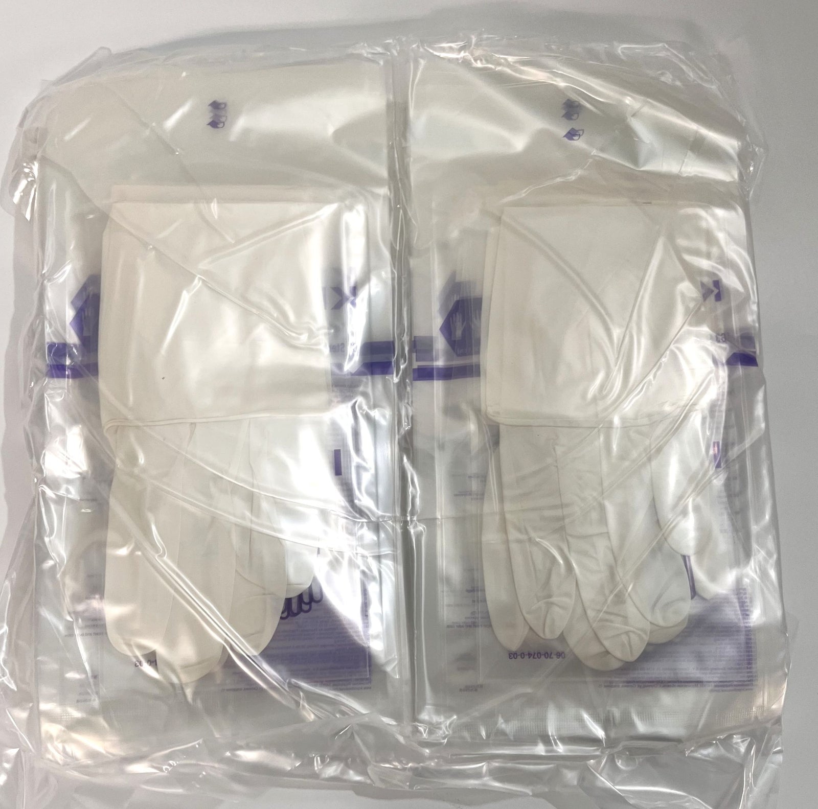 Kimtech G3 12" Sterile Nitrile Gloves, White, Size 7.5 (Pack of 20 Pairs)